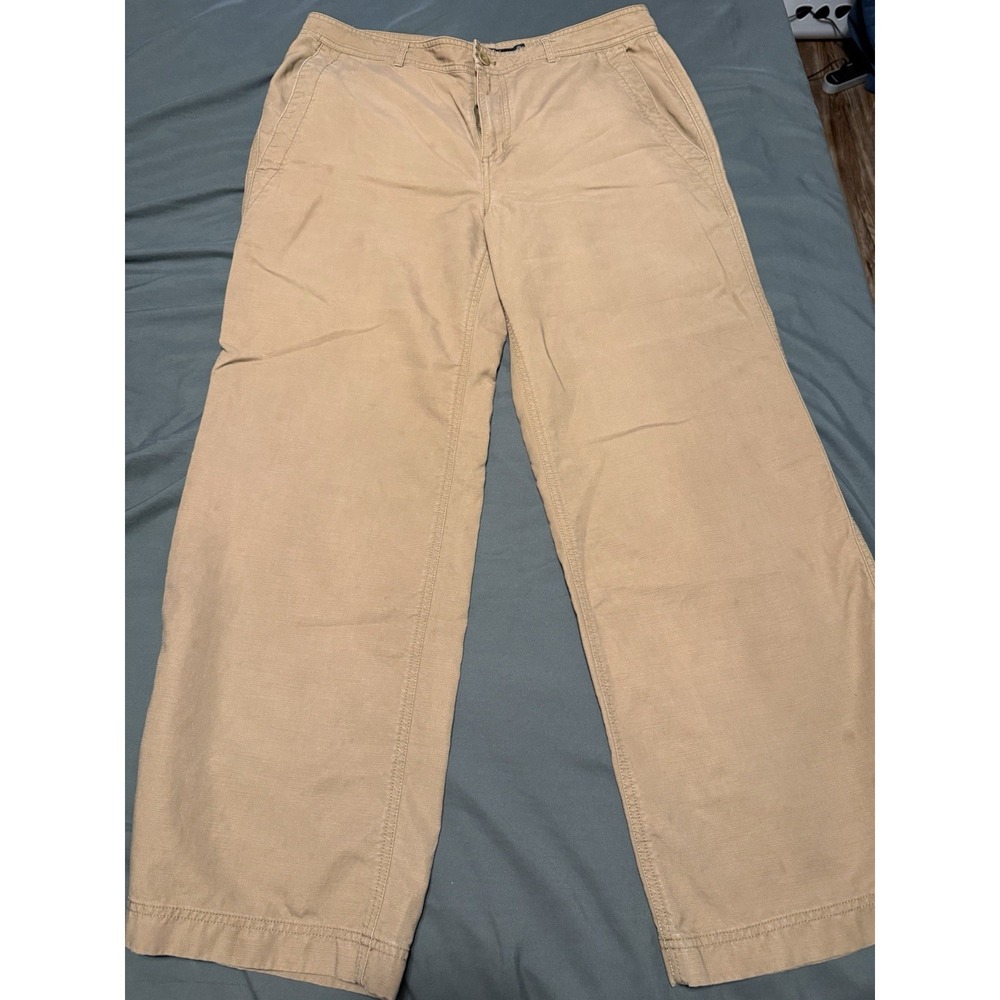 Lauren Ralph Lauren Petite Tan Wide Leg Pants size 10P - Picture 4 of 8